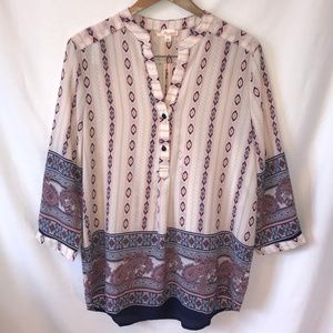 Misia - Tunic 3/4 Sleve - Boho Style - Size L